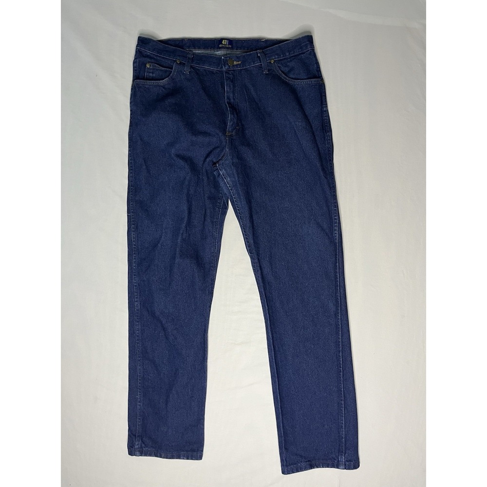 Wrangler Cowboy Cut Denim Jeans Men's Size 38x34 Blue Boot Cut Western 1047MWZPW